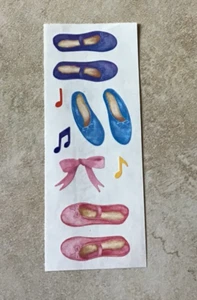 Creative Memories Scrapbooking Stickers BALLET SLIPPERS STICKER SET * - Picture 1 of 1
