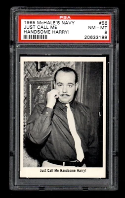1965 Fleer McHale's Navy #56 Just Call Me Handsome Harry Tim Conway PSA 8 - Image 1 of 2