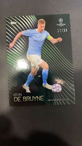 π₯ 2021 KEVIN de BRUYNE TOPPS KNOCKOUT PARALLEL 17 /99 MANCHESTER CITY UEFA π₯ - Picture 1 of 2