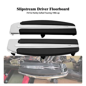 Chrome Driver Floorboard Footboard Inserts For Harley Road Electra Glide 86-2025 - Picture 1 of 17