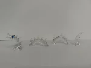 Glas Loch Ness Monster Figur Drache Seeschlange Tischdeko mythisch - Bild 1 von 11
