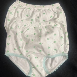 Vintage 90s Beiby Joe Girls Kids Underwear Sz  8  100% Cotton Lot Of 2 - Picture 1 of 9