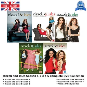 RIZZOLI AND ISLES Season 1-5 Complete Series 12345 All Episodes Sealed UK R2 DVD - Picture 1 of 12