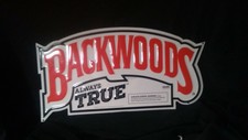 Backwoods metal sign
