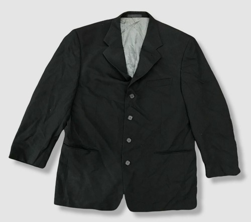 Giacca tuta blazer cappotto sportivo lana nero Monsieur by Givenchy uomo $2500 taglia 44R