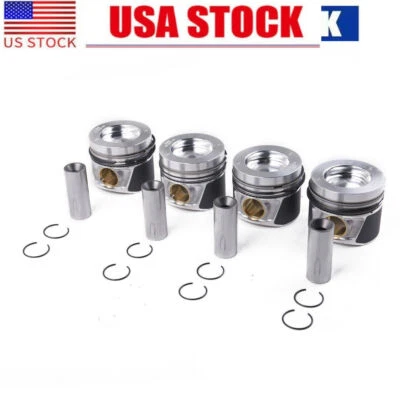 Kit de pistón y anillo 2.0TDI para VW Jetta Transporter Golf Audi A3 03L107065M Foto 1 de 4