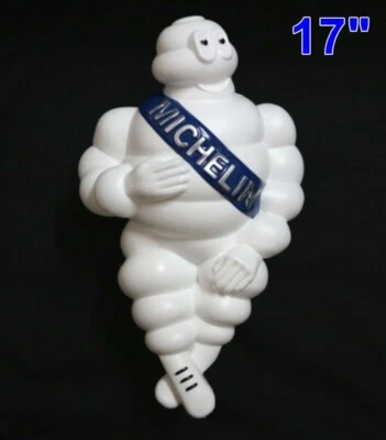 Michelin Man Doll Figure Bibendum Advertise Tire Collectibles Truck Blue 17" - Image 1 of 4