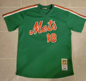  1985 AUTHENTIC VINTAGE DARRYL STRAWBERRY JERSEY MITCHELL 48 XL BASEBALL PC - Picture 1 of 7