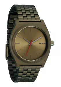 Nixon Time Teller Dark Olive Stainless Steel Unisex Watch A045-5251 - Picture 1 of 1