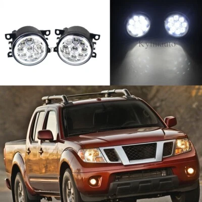 Par de faros antiniebla delanteros LED para Nissan Frontier 2009-2018 izquierda+derecha Foto 1 de 4