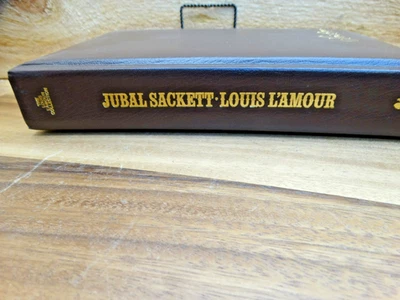 Louis L'Amour "Jubal Sackett" Western Leatherette Book - Image 1 of 3