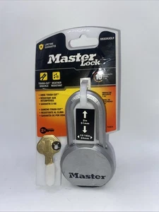 MASTER LOCK Padlock Magnum M930XKADLH Keyed Professional 2" inch. 1 Key - Picture 1 of 2