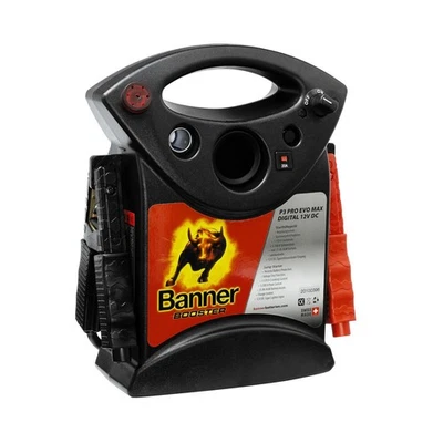 BANNER P3 Evo MAX Startbooster Mobile Starthilfe Starterpack 12V 25Ah 3100A - Bild 1 von 4