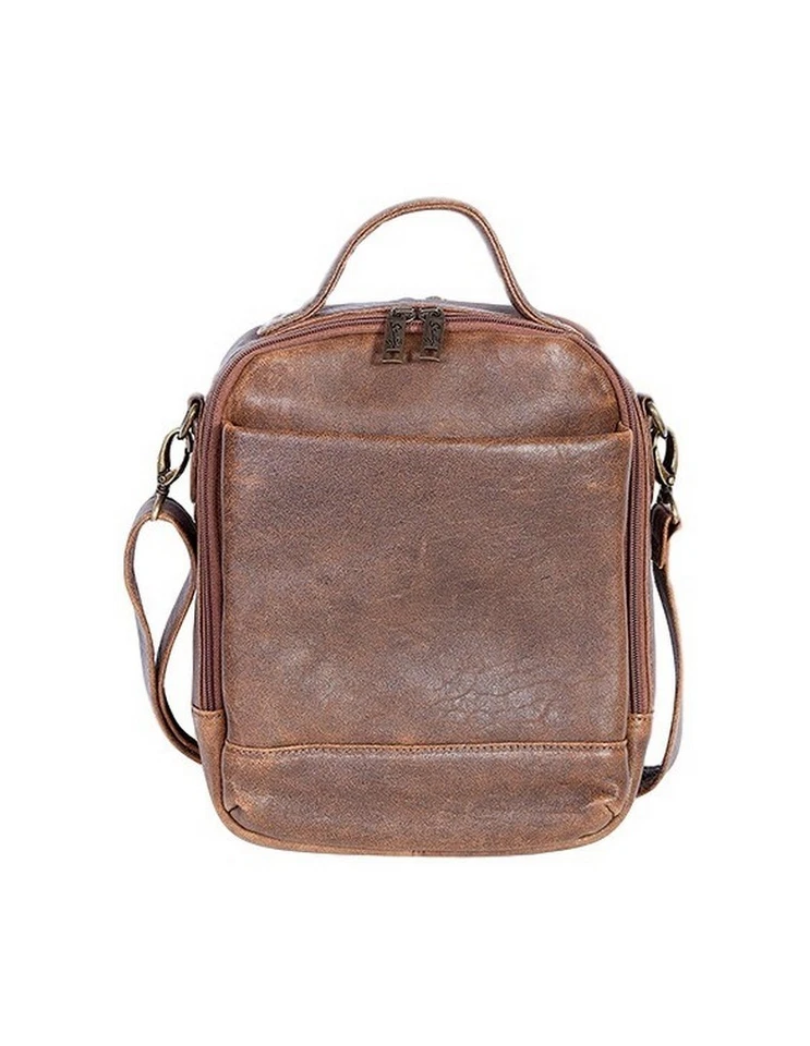 Bolsa de mão Scully Western bolsa de viagem fecho com zíper nogueira 05_808_10 - Imagem 1 de 1