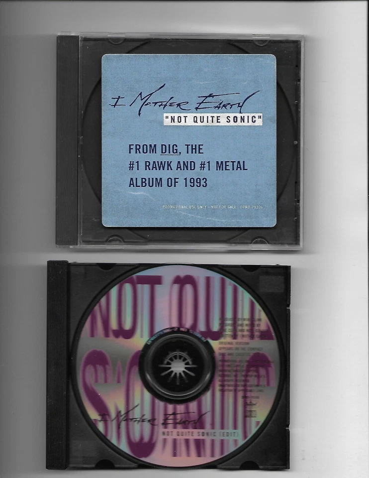 I Mother Earth-Not Quite Sonic (edit) *PROMO CD Single w/sticker*  **RARE** 1993 Foto 1 de 1