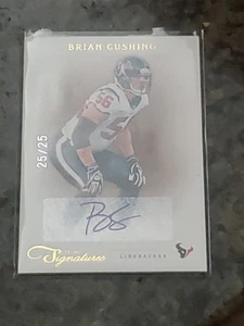 Brian Cushing Auto 25/25 Houston Texans Prime Signatures 2012 - Picture 1 of 2