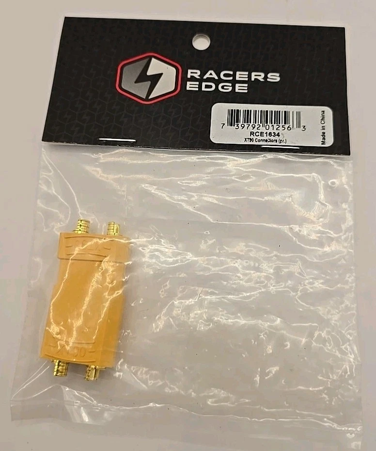 Racers Edge XT90 Connectors Male and Female 1 Pair 1 Set RCE1634 - Image 1 of 1