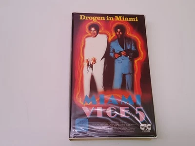 Miami Vice Vol. 5 Drogen in Miami 1984 VHS German PAL Video Großbox Don Johnson - Bild 1 von 4