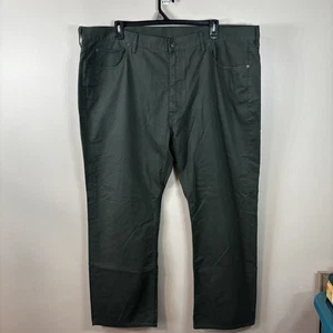 Polo Ralph Lauren Pants Authentic Dungarees Men's Sz 48x32 Green Straight Leg - Picture 1 of 12