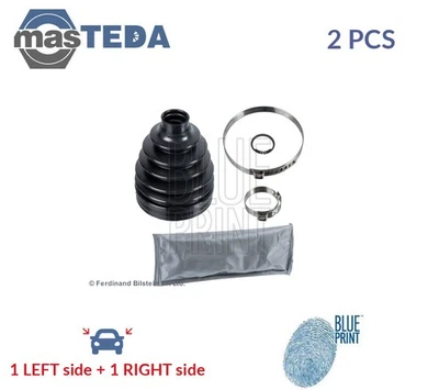 ADT38115 CV JOINT BOOT KIT PAIR WHEEL SIDE FRONT BLUE PRINT 2PCS NEW - Image 1 of 4