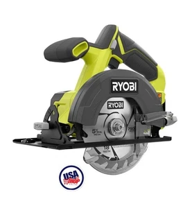 RYOBI ONE + 5-1/2 Circular Saw - Black/Green - Picture 1 of 8