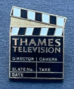 THAMES TELEVISION UK Pin Badge TV Broadcaster Staff Badge - Picture 1 of 2
