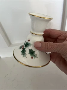 Mikasa Ribbon Holly Kerzenständer Halter FX017 - Bild 1 von 6