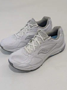Saucony Grid Omni Walker Mujer’s 12 Cuero Blanco Estrecho - Imagen 1 de 10