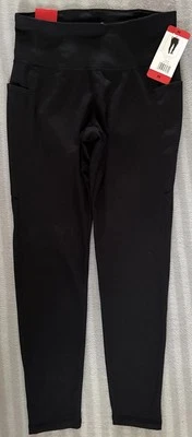 Danskin Essentials Mid-Rise Ankle Side Pocket Legging Black Size Medium/NWT - Image 1 of 4