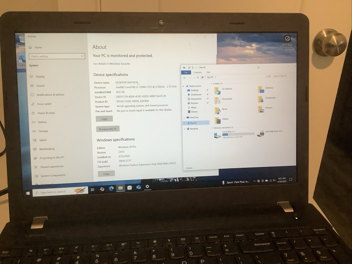Lenovo Intel Core i5 7th Gen. PC Laptops & Netbooks 256 GB Lenovo Intel Core i5 7th Gen. PC Laptops & Netbooks 256 GB