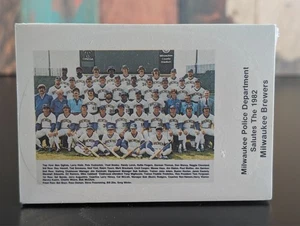 1982 Milwaukee Brewers Police Department Baseball Team Set versiegelt - Bild 1 von 2