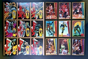 1993 Marvel Promo Sheet Wolverine Deadpool Fleer Quarter 1st qtr Report- Rare - Picture 1 of 6