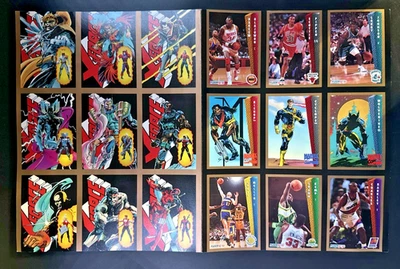 1993 Marvel Promo Sheet Wolverine Deadpool Fleer Quarter 1st qtr Report- Rare - Image 1 of 4