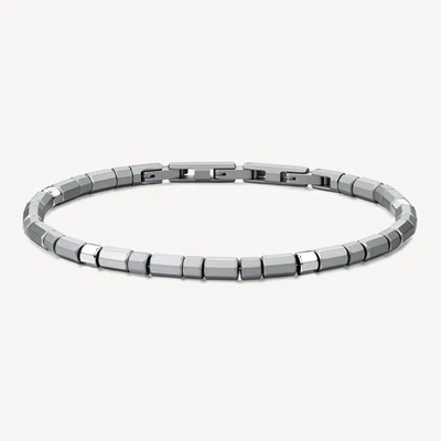 BROSWAY RIPTIDE BRACCIALE DA UOMO IN ACCIAIO SATINATO BTD050 (4915) - Immagine 1 di 4