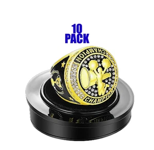 10 Stk. Jugend/Erwachsene Cheerleader Team Geschenk Ringe-Kette & Aufsteller Inc - Bild 1 von 3