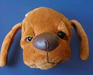 Super CUTE Plush Puppy Dog Lined Coin Purse Wallet - Picture 1 of 5