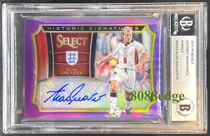 2015-16 Select Soccer Historic Auto: Alan Shearer #6/25 autógrafo Newcastle Bas - Imagen 1 de 3