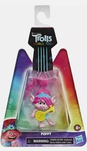 Hasbro DreamWorks Trolls World Tour Poppy 3" Figure Toy New - Picture 1 of 3