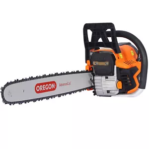 20" 58cc 2-Cycle Gas Chainsaw Gasoline Powered Handheld for Tree Wood Cutting - Picture 1 of 12