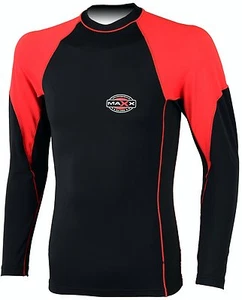 Maxx MMA Rash Guard Weight Loss Running Sweat Shirt Compression Mens Po Gym Wear - Picture 1 of 5