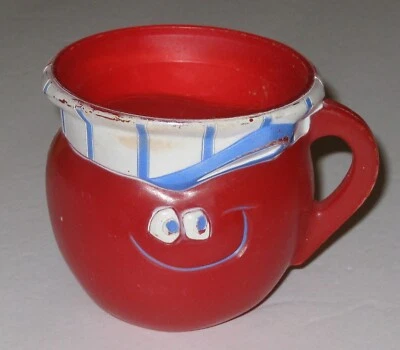 Choo Choo Cherry Pillsbury 1969 cara divertida bebida taza de plástico promoción Foto 1 de 2