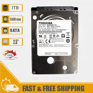 Toshiba (SATA) 2.5" MQ04ABF100 1TB Internal Hard Drive 5400RPM 7mm for Notebook - Picture 1 of 4