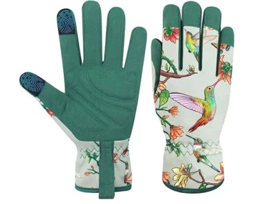 1 Pair Medium Breathable Thorn Proof Leather Gardening Pruning Work Gloves #A - Image 1 of 4