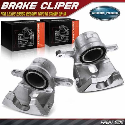 Pair Front Brake Calipers for Toyota Camry 2007-2017 Avalon Lexus ES350 ES300h  - Image 1 of 4