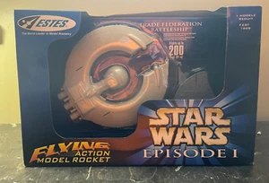 NEW/SEALED Star Wars Trade Federation Battleship Estes Flying Model Rocket 1998 - Picture 1 of 4