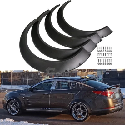 Kit de carrocería de arcos de rueda flexibles para KIA Optima LX sedán 4 piezas 4,5" Foto 1 de 4