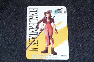 Rare Final Fantasy VII 7 Mini Candy Trading Card Bandai 1997 Aerith - Picture 1 of 3