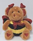 Valentine's Day Plush Stuffed Teddy Bear Dressed As Bumble Bee Large 16"