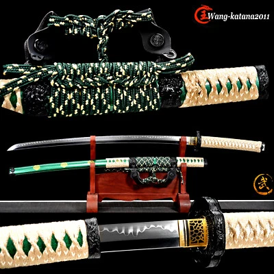 Espada Hamon Tachi Real 40"" T10 Arcilla Templada Afilada Japonesa Samurai Katana Foto 1 de 4