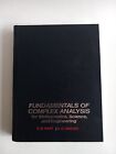 Fundamentals of Complex Analysis by E. B. Saff & A. D. Snider Hardcover 
